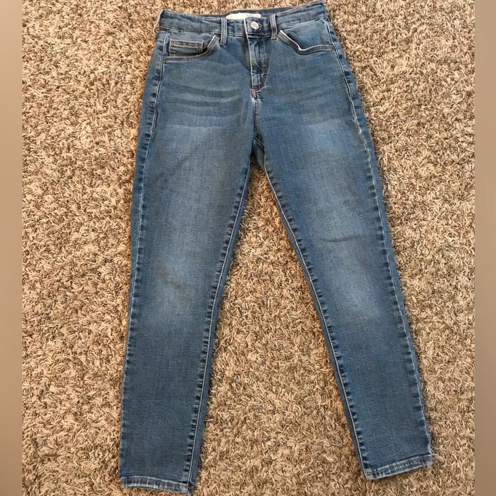 Topshop Moto Sidney high waist skinny jeans